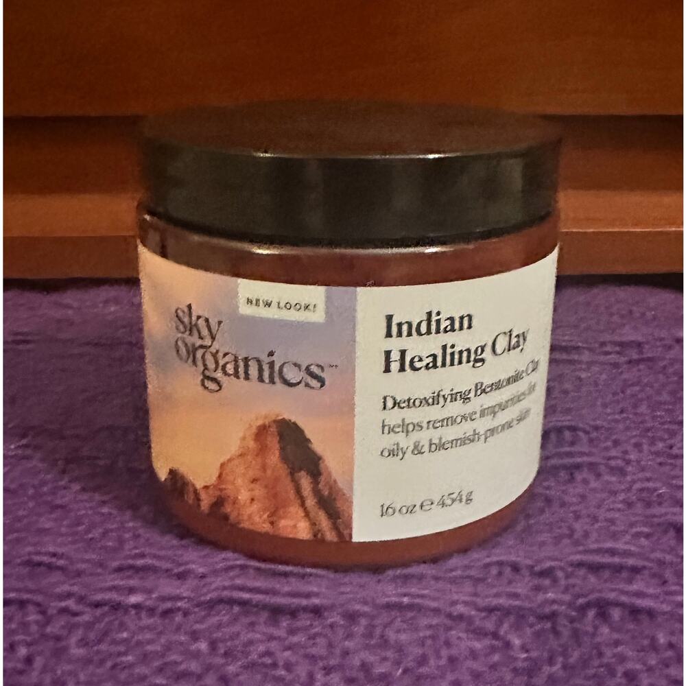 Sky Organics Indian Healing. Clay 16 oz